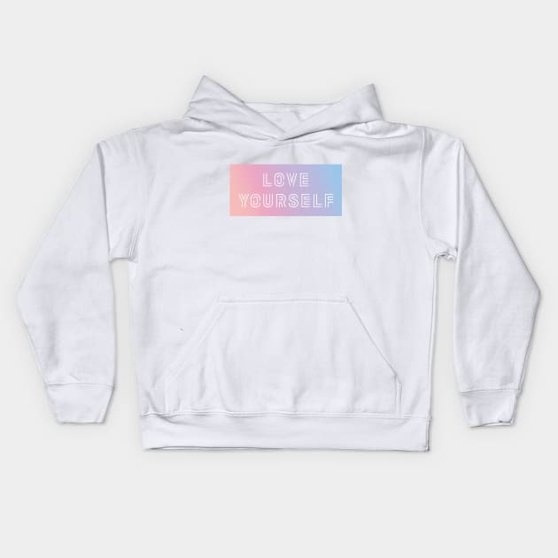 Bts love 2025 yourself pastel hoodie